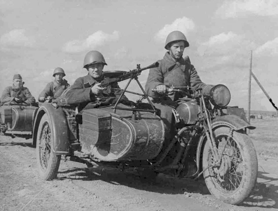 мотоциклы второй мировой войны 
