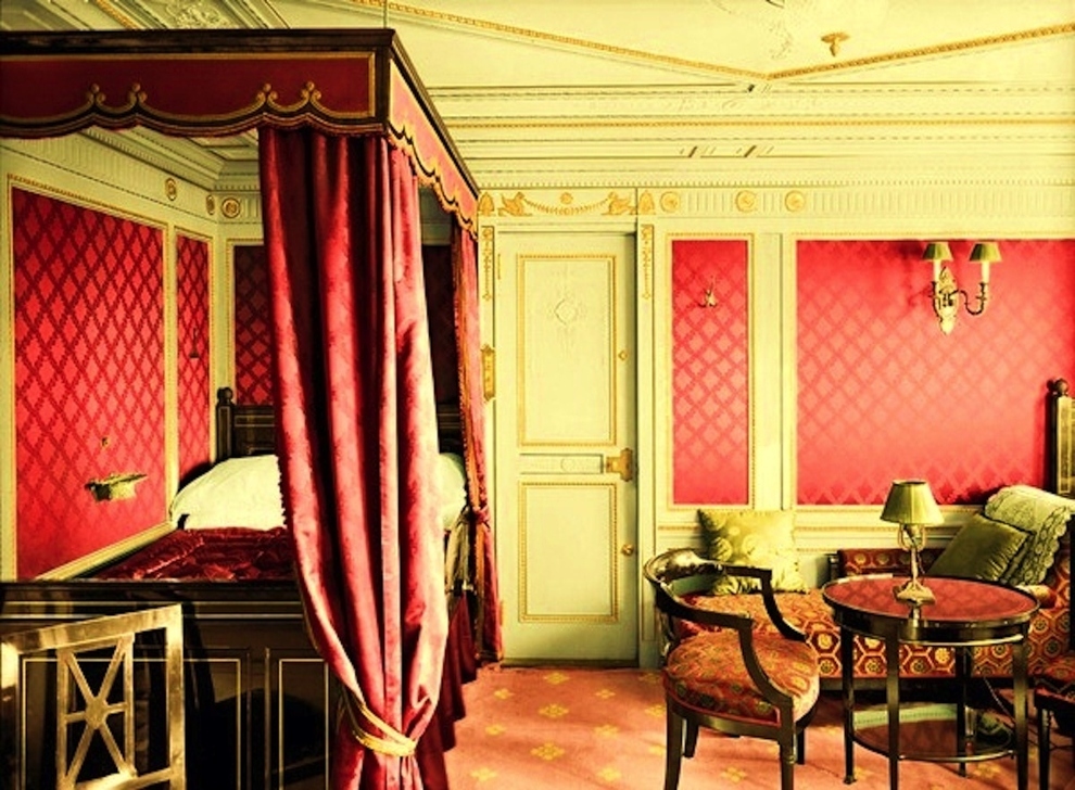 First-class-room-B-64-decorated-in-the-Empire-style.