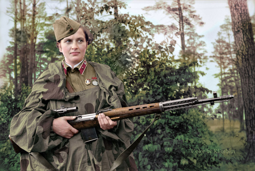 Lyudmila-Pavlichenko.-Soviet-Sniper-During-World-War-II.-Credited-With-309-Kills-She-Is-Regarded-As-The-Most-Successful-Female-Sniper-In-History-1940