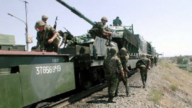Как российские войска применяли бронепоезда в Чечне
