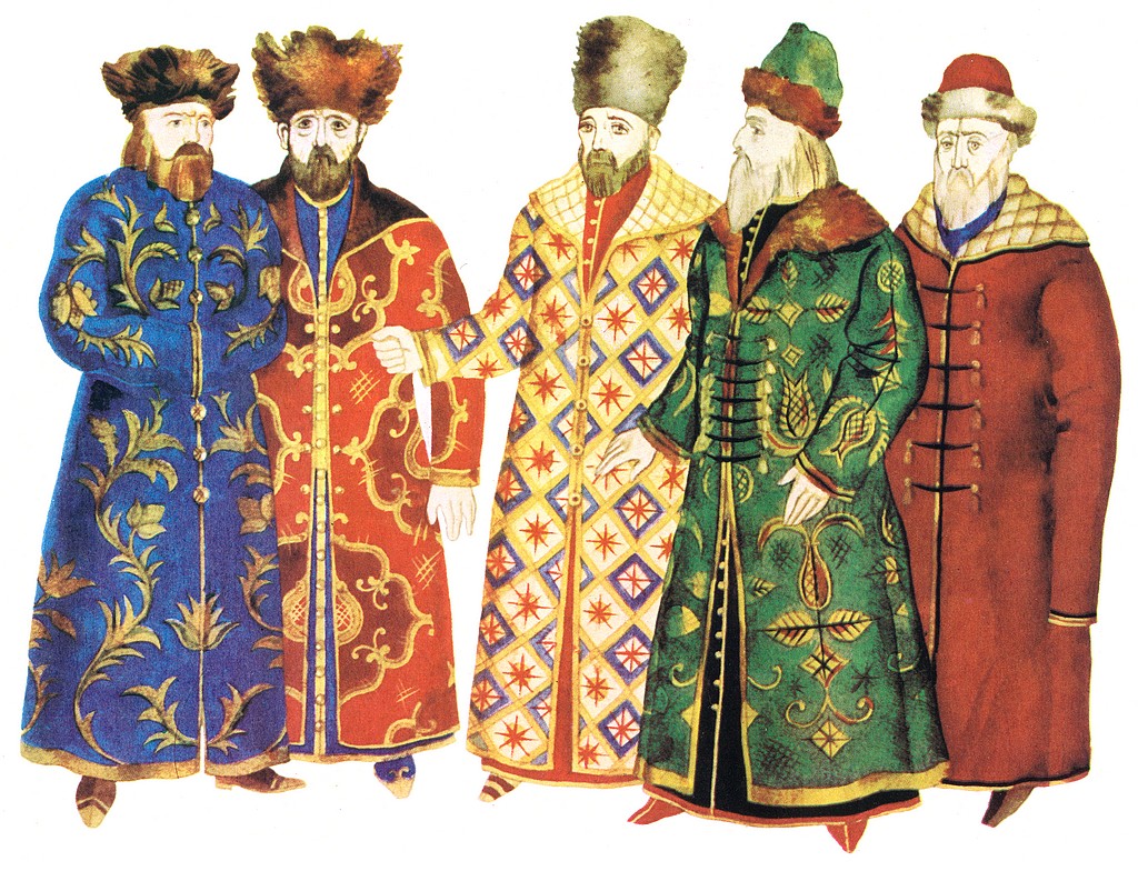 Одежда бояр 15 века