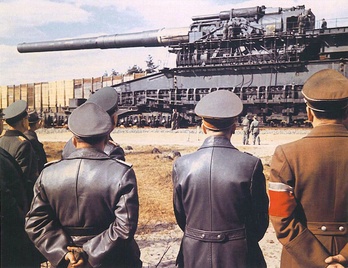 самая большая пушка второй мировой войны германия
