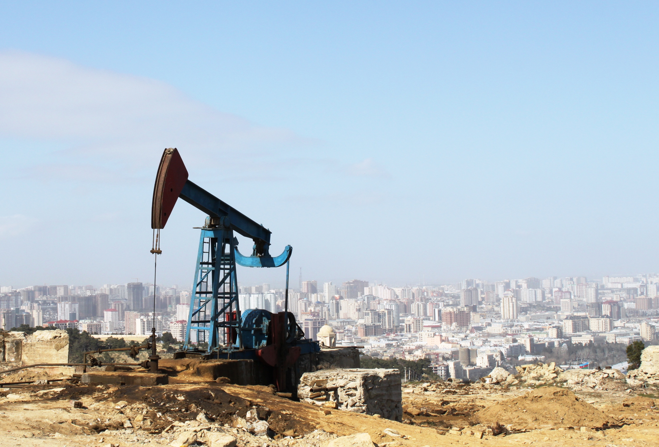 Нефтяные вышки азербайджана