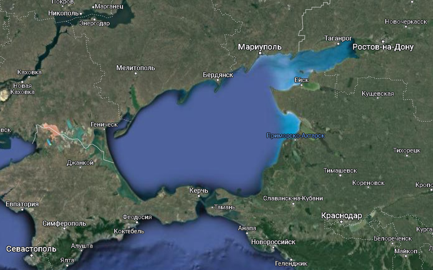 Какое море в Крыму