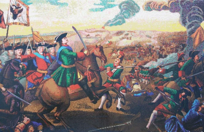 Под какими знамёнами воевал Пётр I